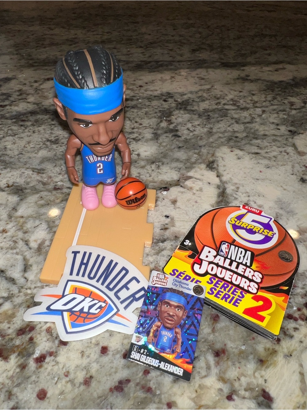 ZURU NBA Ballers Series 2 OKC Thunder Shai Gilgeous-Alexander Figure